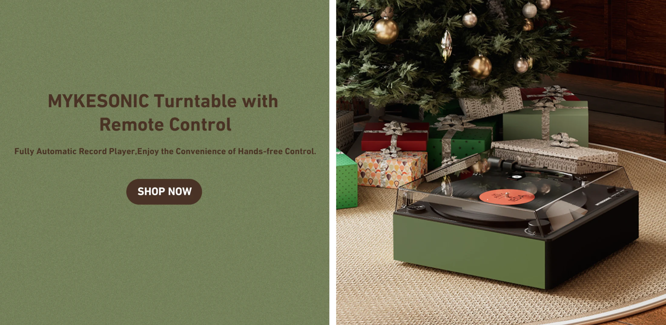 Holiday setting · The gift of music